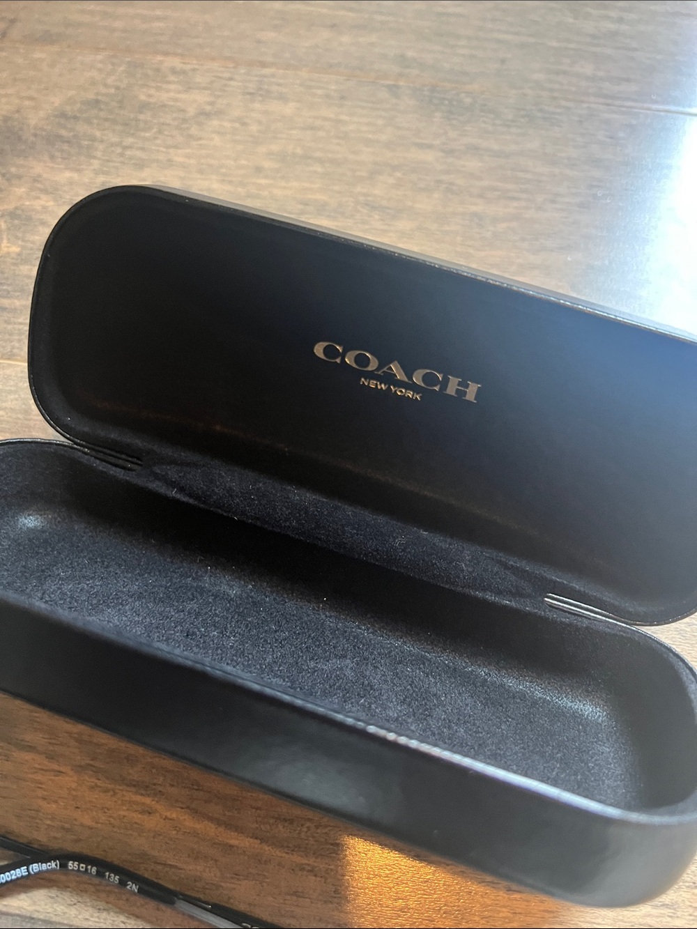 Coach Black Cat-Eye Sunglasses with Gradient Lenses - Picture 2 of 11